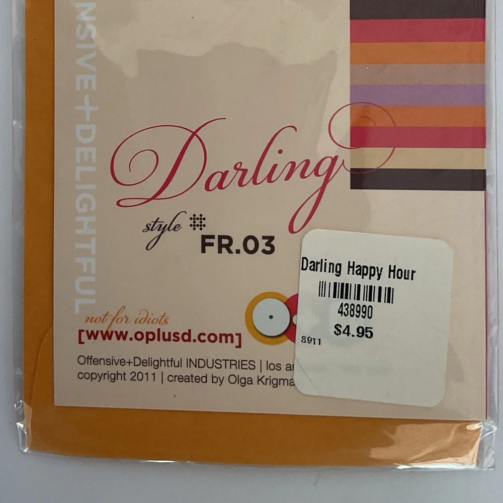 Offensive + Delightful Girlfriend Card NWT